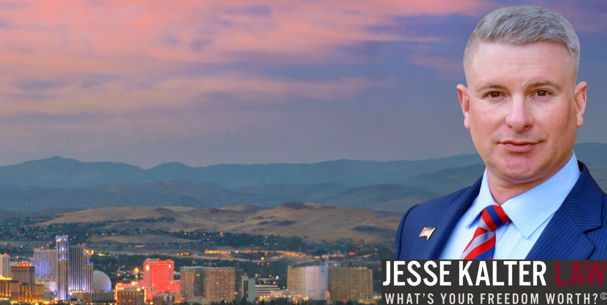 Reno criminal defense attorney Jesse Kalter's interactive guide showing charges, penalties, and next steps